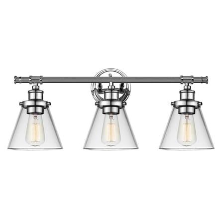 Globe Electric Globe Electric Parker 3-Light Chrome Wall Sconce 51445